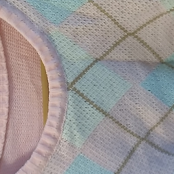 🔴 Cottagecore Argyle Sweater - Picture 3 of 4